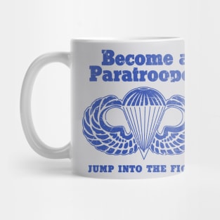 Retro Airborne Become a Paratrooper Mug